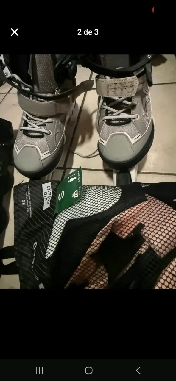 Patines en línea para niños con protecciones - 1