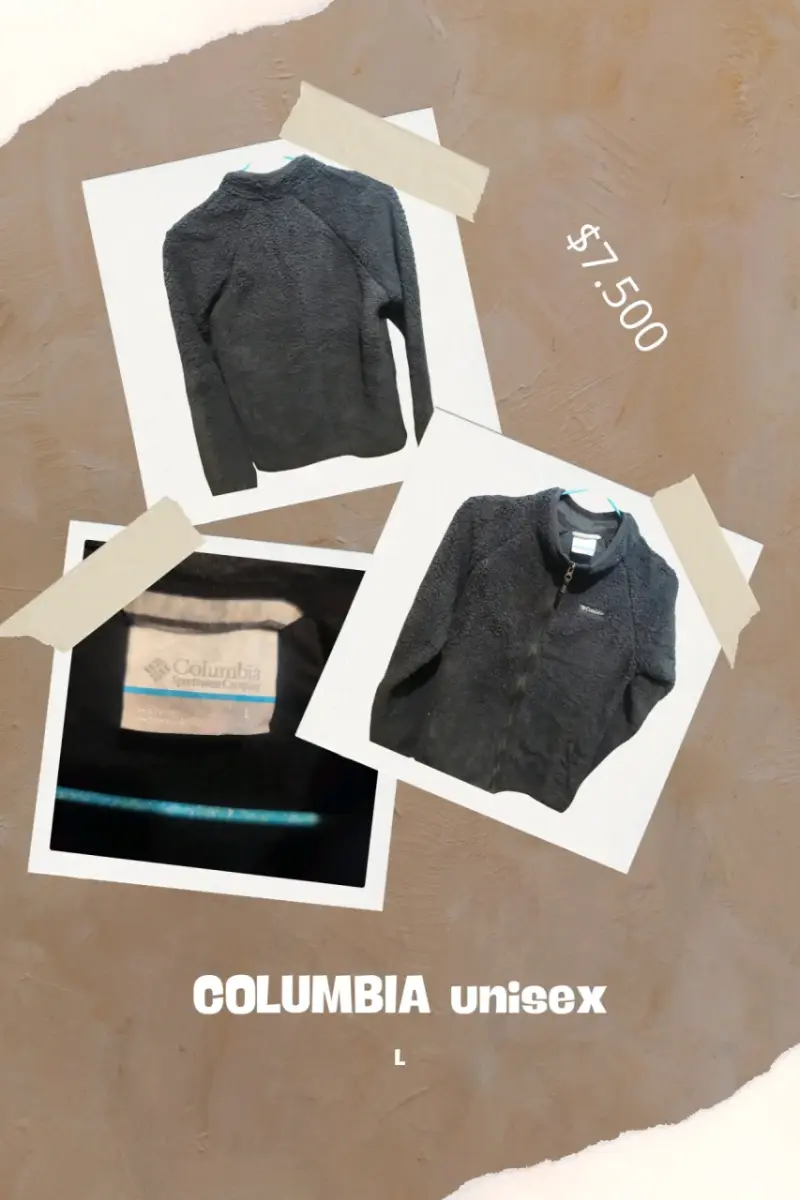 Chaqueta polar Columbia unisex negra
