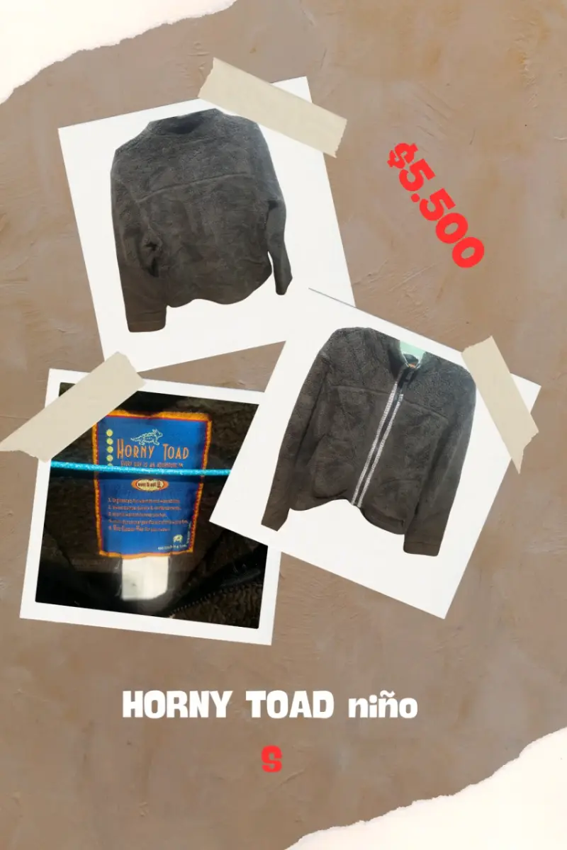 Chaqueta polar gris para niño Horny Toad