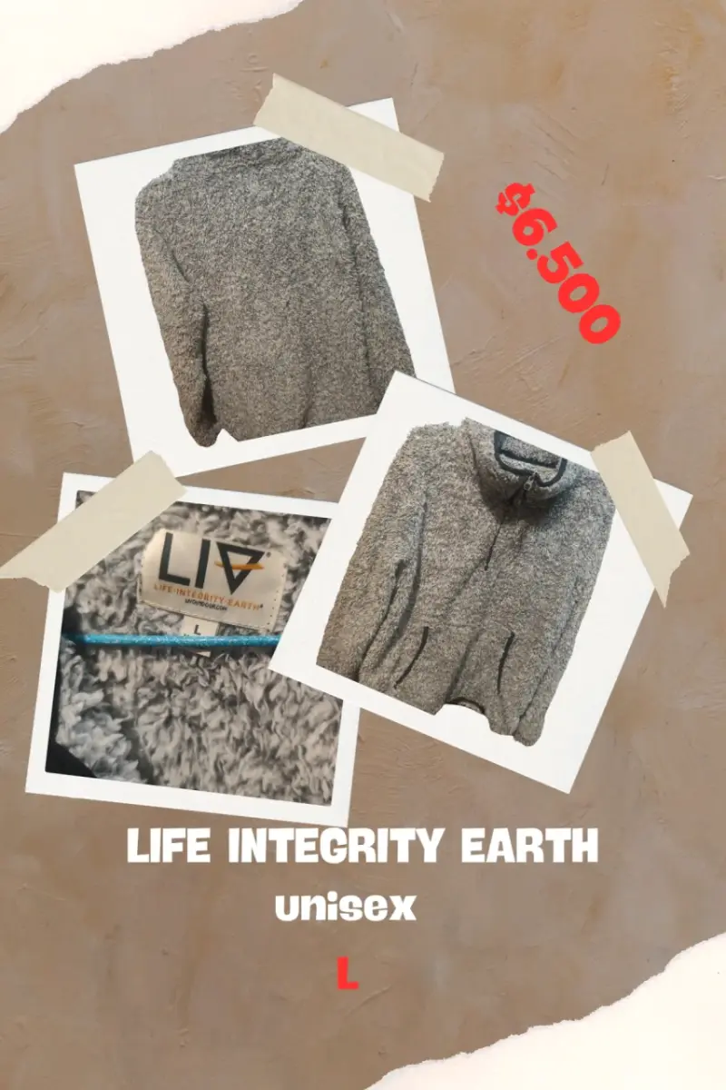Chaqueta Unisex Gris Life Integrity Earth