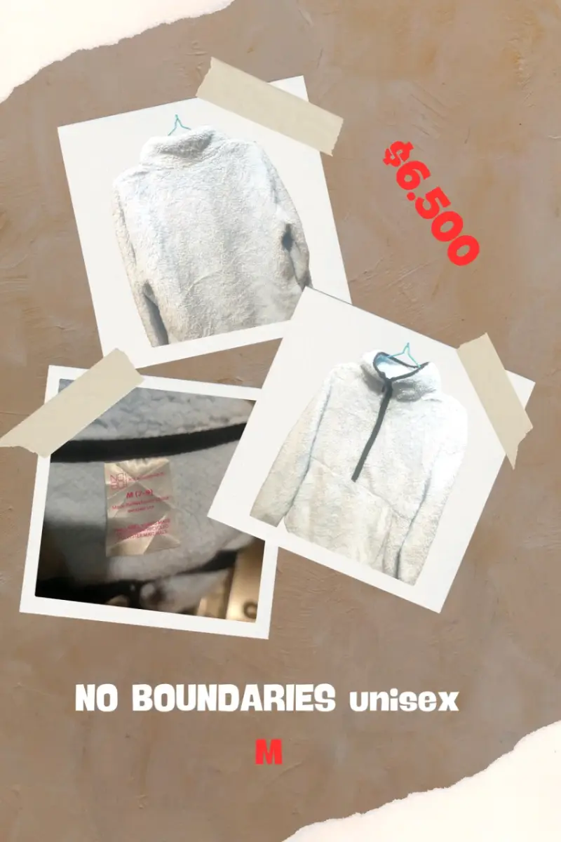 Polerón Unisex No Boundaries Gris