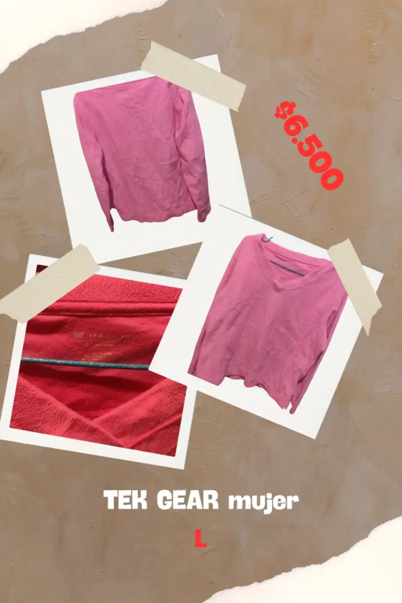 Polerón rosa para mujer Tek Gear talla L