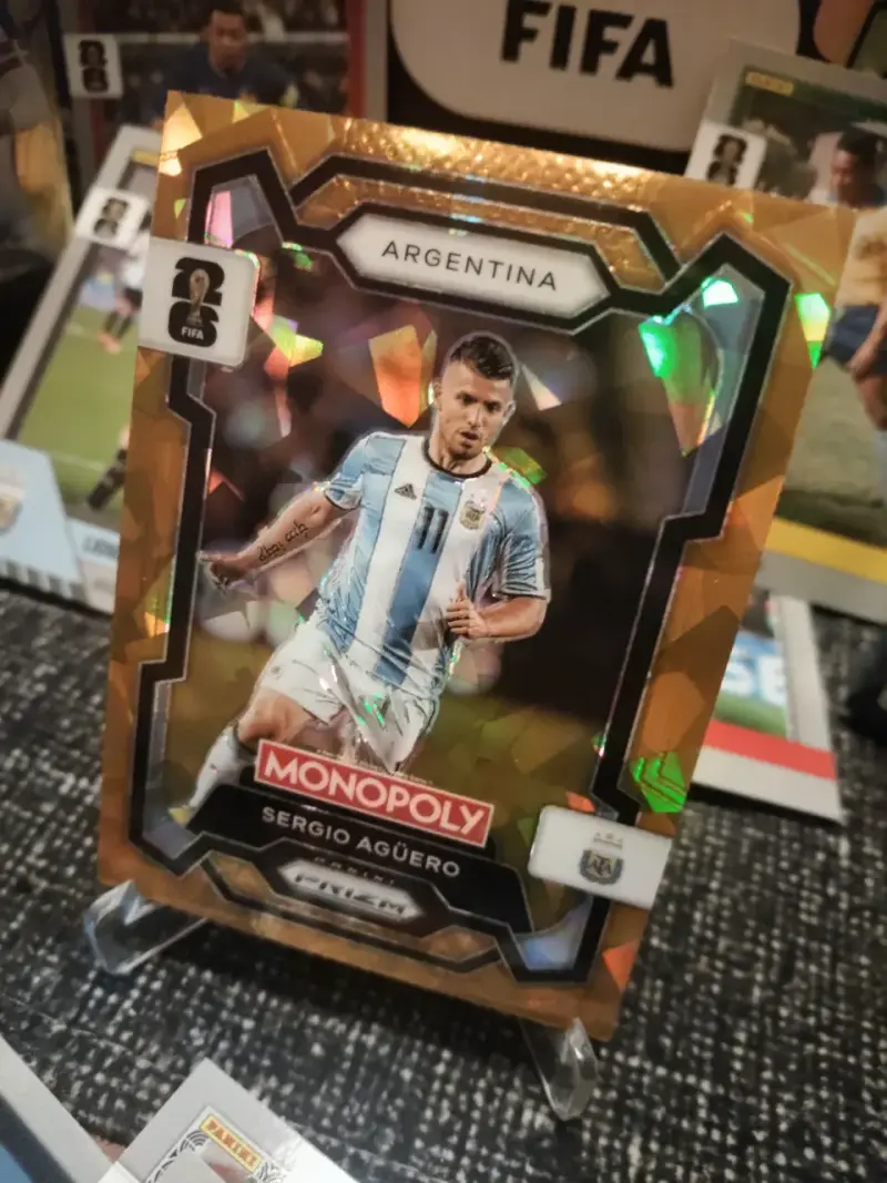 Cartas Sergio Kun Agüero Panini Monopoly Prizm - 3