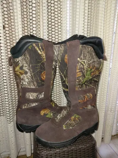 Botas de caza camufladas impermeables - miniatura 1