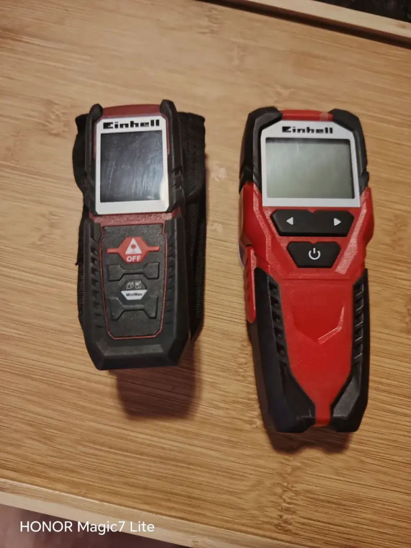 Detector de Metales y huincha lazer Einhell con Fu - 3