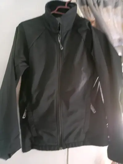 Chaqueta Columbia negra para mujer - miniatura 1
