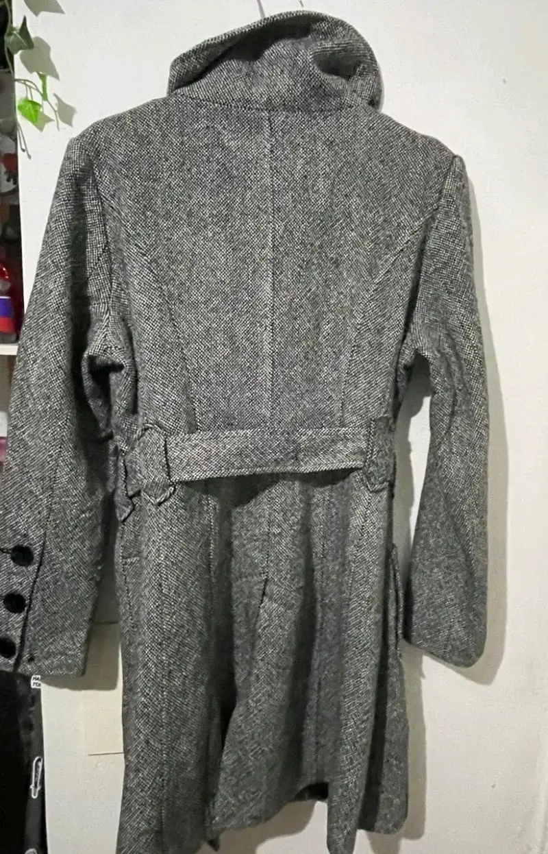 Abrigo Sonoma gris hecho a mano talla M - 2