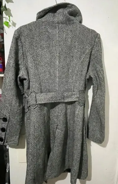 Abrigo Sonoma gris hecho a mano talla M - miniatura 2