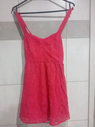Vestido de encaje rojo Lois Jeans talla S - miniatura 1