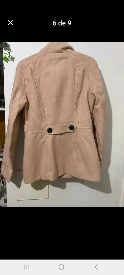 Abrigo chaquetón H&M rosa salmón mujer - miniatura 3