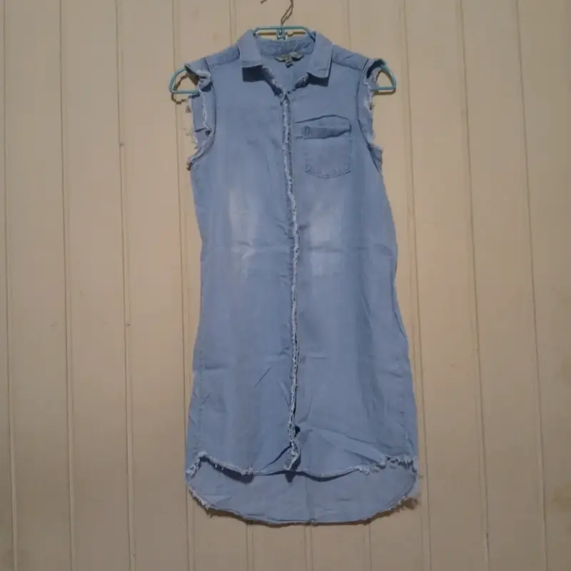 Vestido de mezclilla sin mangas Calvin Klein - 3