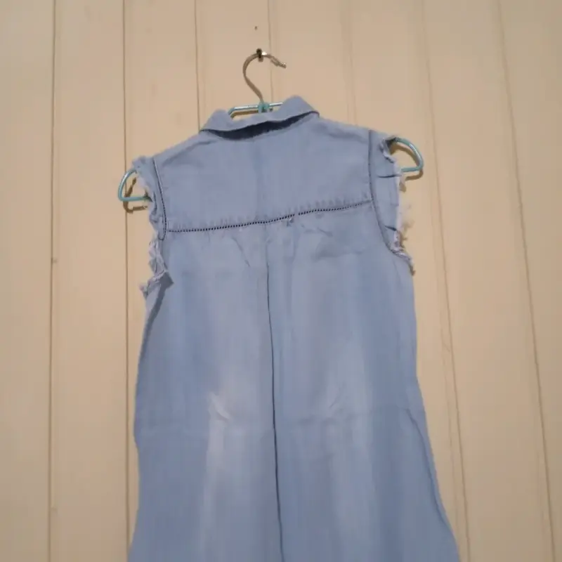 Vestido de mezclilla sin mangas Calvin Klein - 4