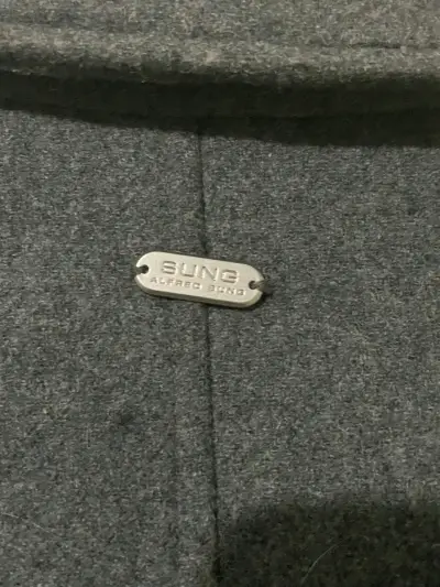 Abrigo Alfred Sung gris oscuro - miniatura 4