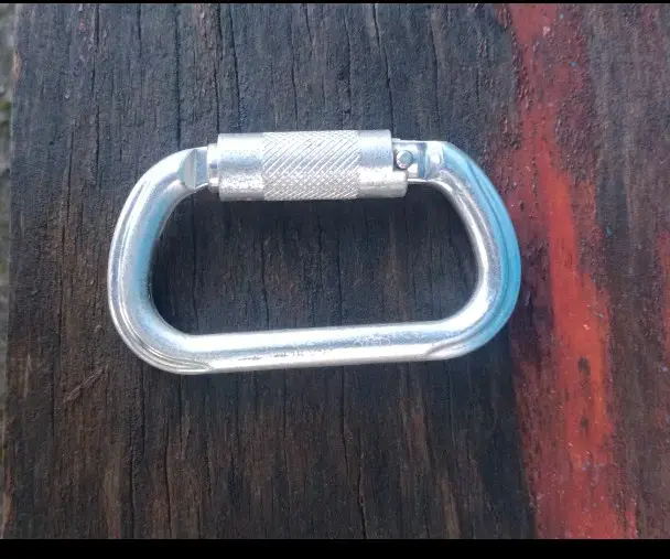 Mosquetón de seguridad metálico para escalada - 1