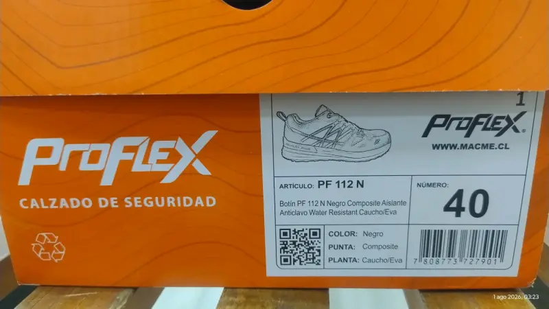 Zapatillas de seguridad negras Proflex PF 112 N - 3