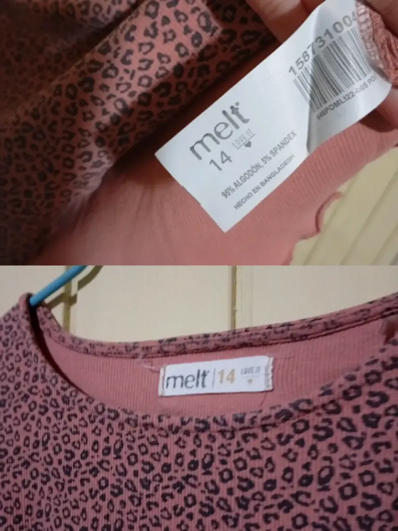 Ropita Niña 🧚🏼‍♀️ Polera Manga Larga Animal Print Melt - 2