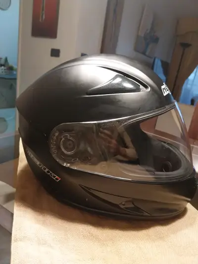 Casco de moto negro Nenki - miniatura 2