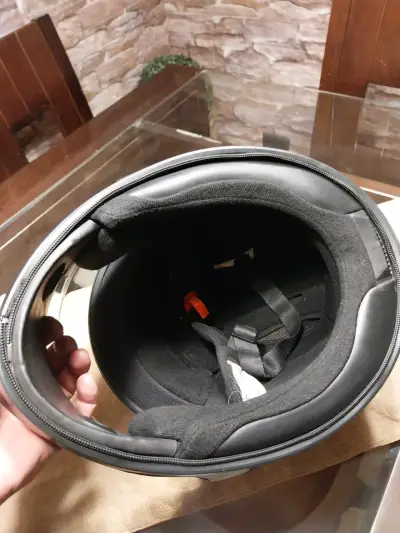 Casco de moto negro Nenki - miniatura 5