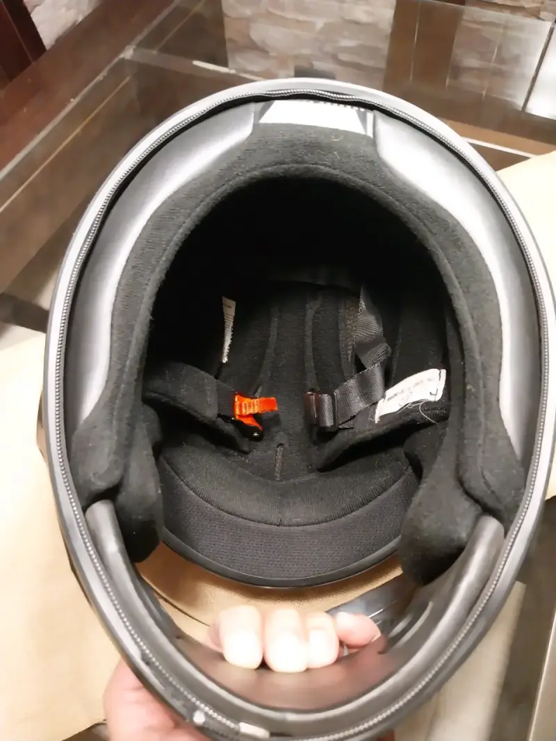 Casco de moto negro Nenki - 6
