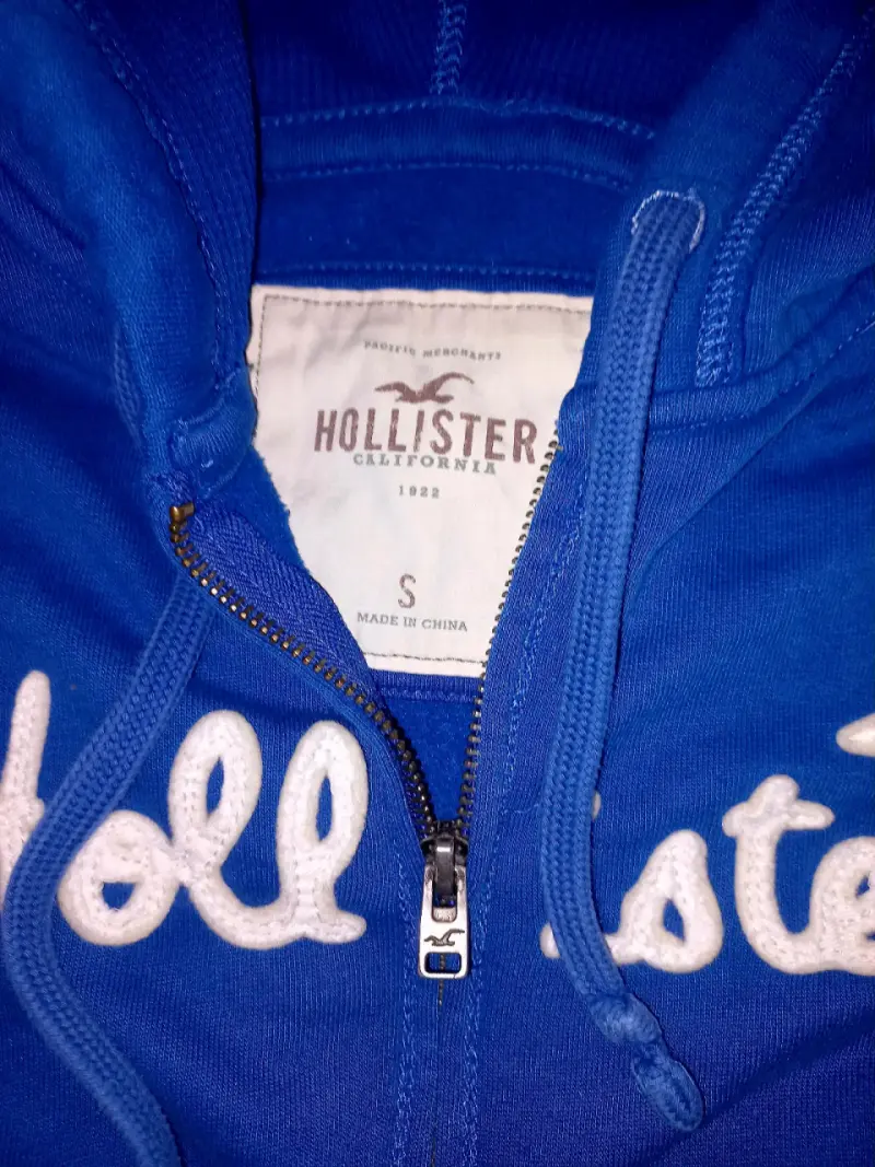 Polerón azul con capucha Hollister para mujer - 2