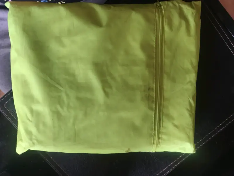 Traje de lluvia impermeable amarillo reflectante - 3