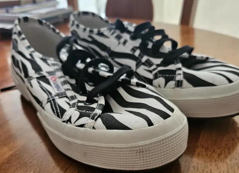 Zapatillas Superga con diseño de cebra - 2
