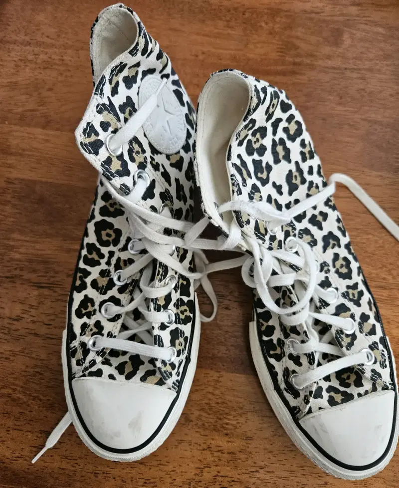 Zapatillas altas Converse estampado de leopardo - 2