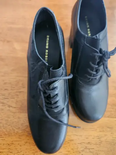 Zapatos de Tacón Negro Bruno Rossi para Mujer - miniatura 2