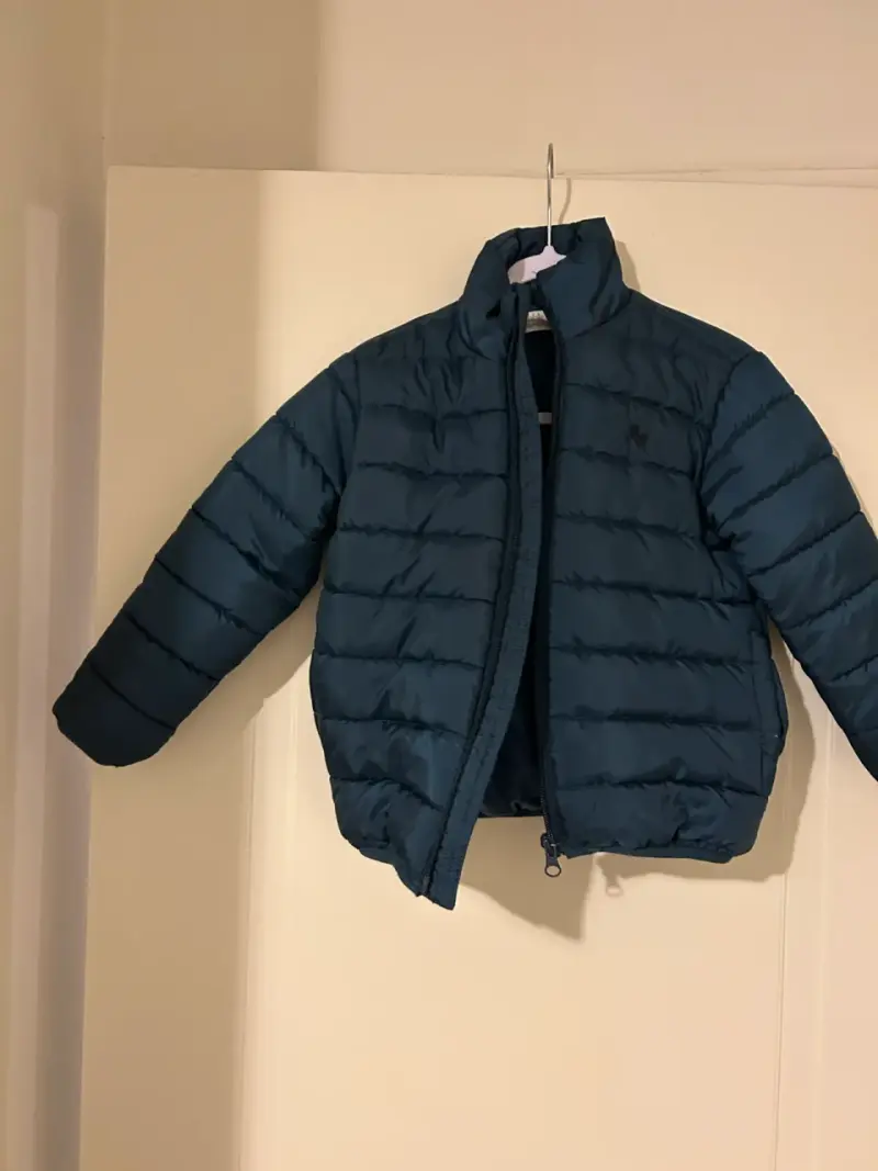 Chaqueta acolchada azul para niño - 1