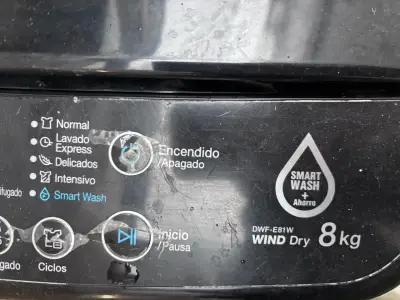 Lavadora Daewoo 8kg con Smart Wash - miniatura 3
