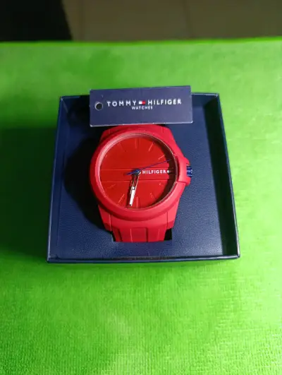 Reloj Tommy Hilfiger rojo para hombre - miniatura 1