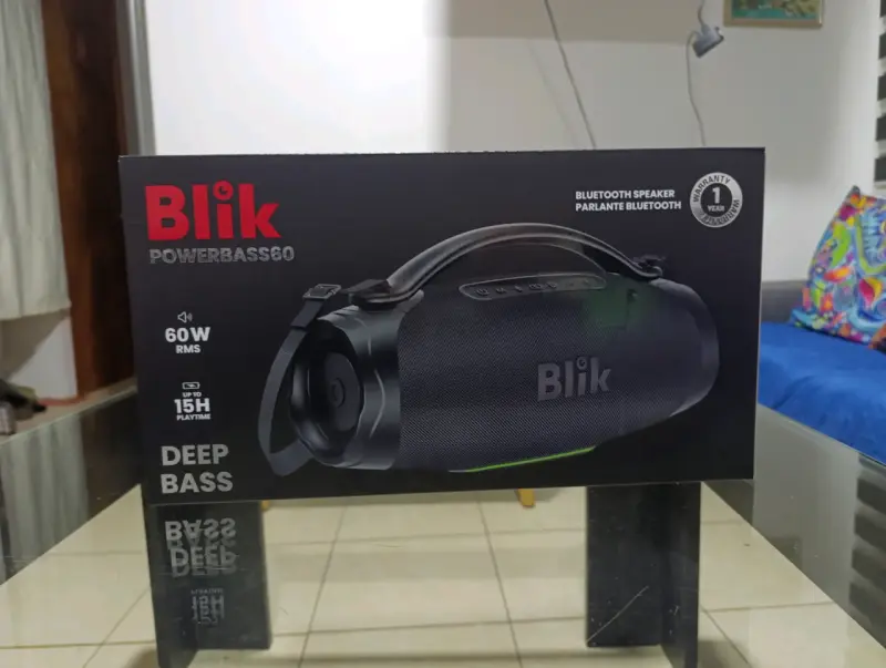 Parlante Bluetooth Blik Powerbass60 60W RMS - 1