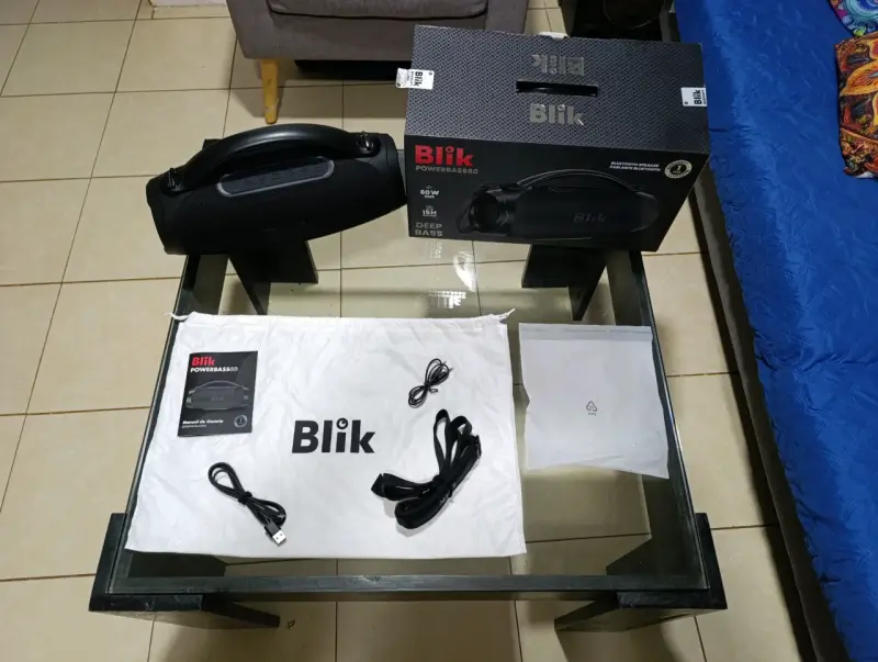 Parlante Bluetooth Blik Powerbass60 60W RMS - 4