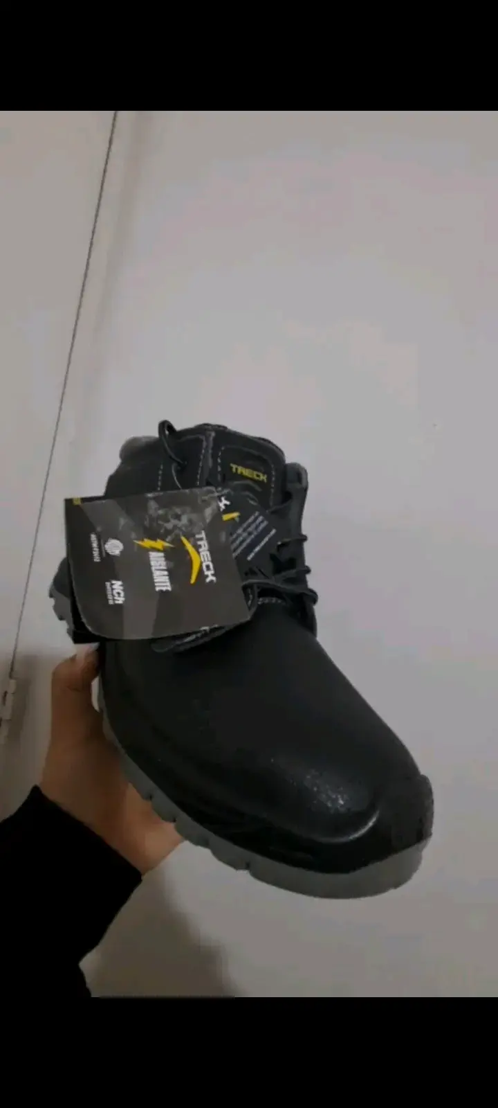 Botas de seguridad negras Treck con suela antideslizante - 1