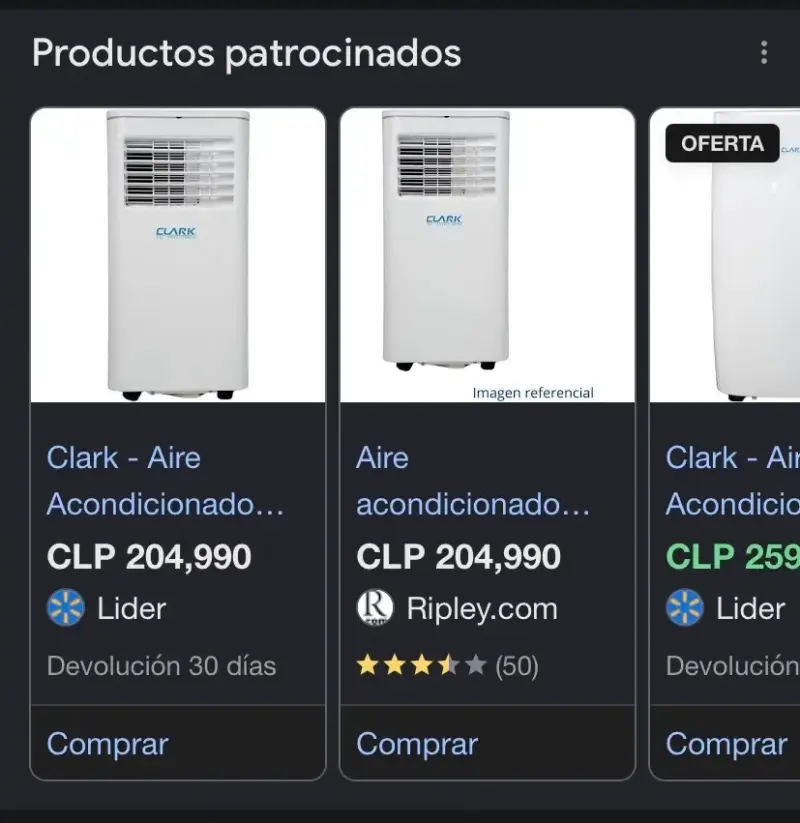Aire acondicionado portátil Clark Frío /Calor - 5
