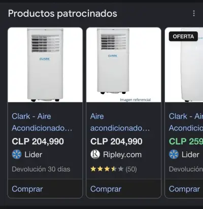 Aire acondicionado portátil Clark Frío /Calor - miniatura 5