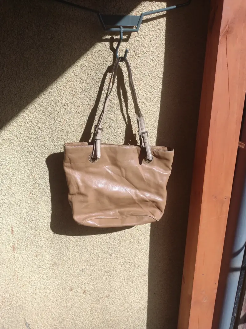 Bolso de cuero beige Michael Kors - 2
