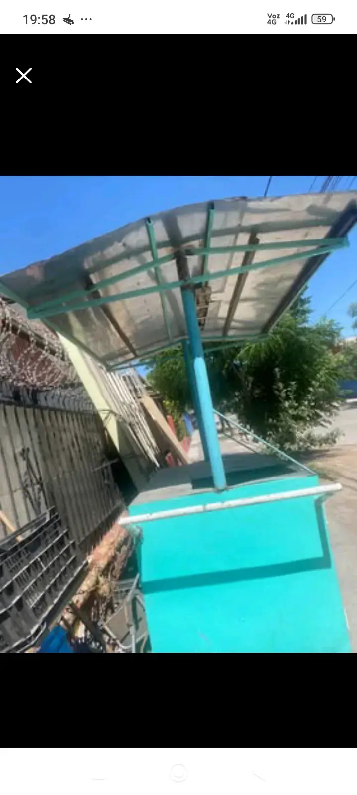 Carro de Comida Rápida con Techo - 5