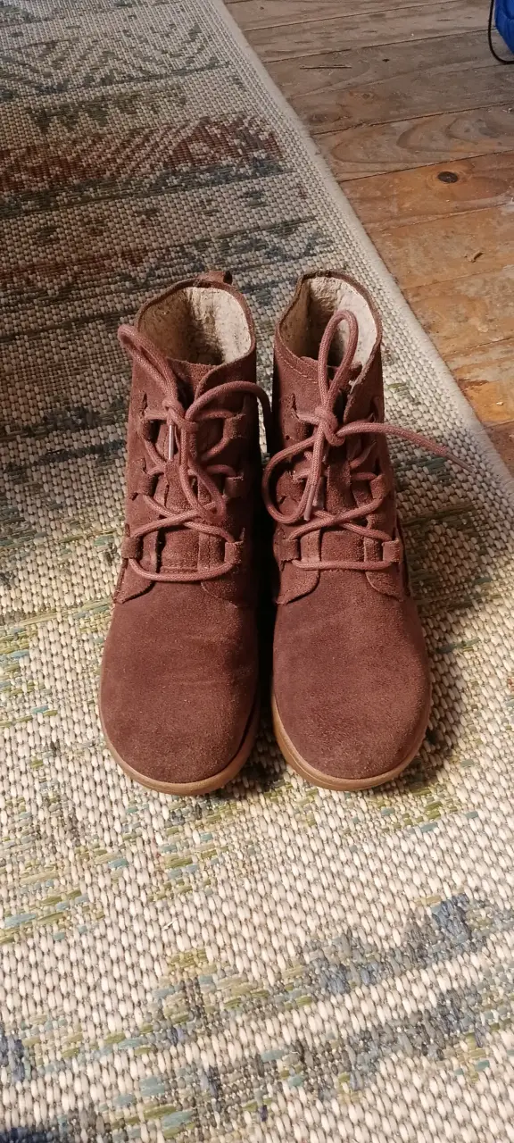 Botines de gamuza marrón Fagus para mujer - 1