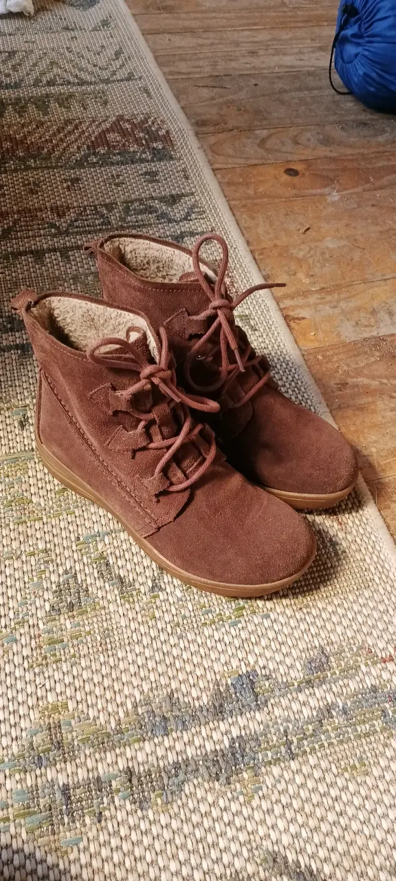 Botines de gamuza marrón Fagus para mujer - 2