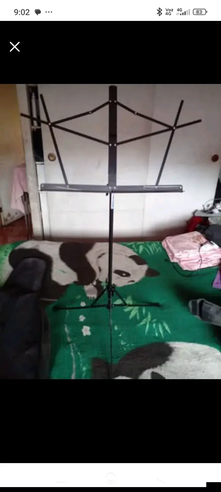 Guitarra electroacústica Ibanez negra con amplificador - 6