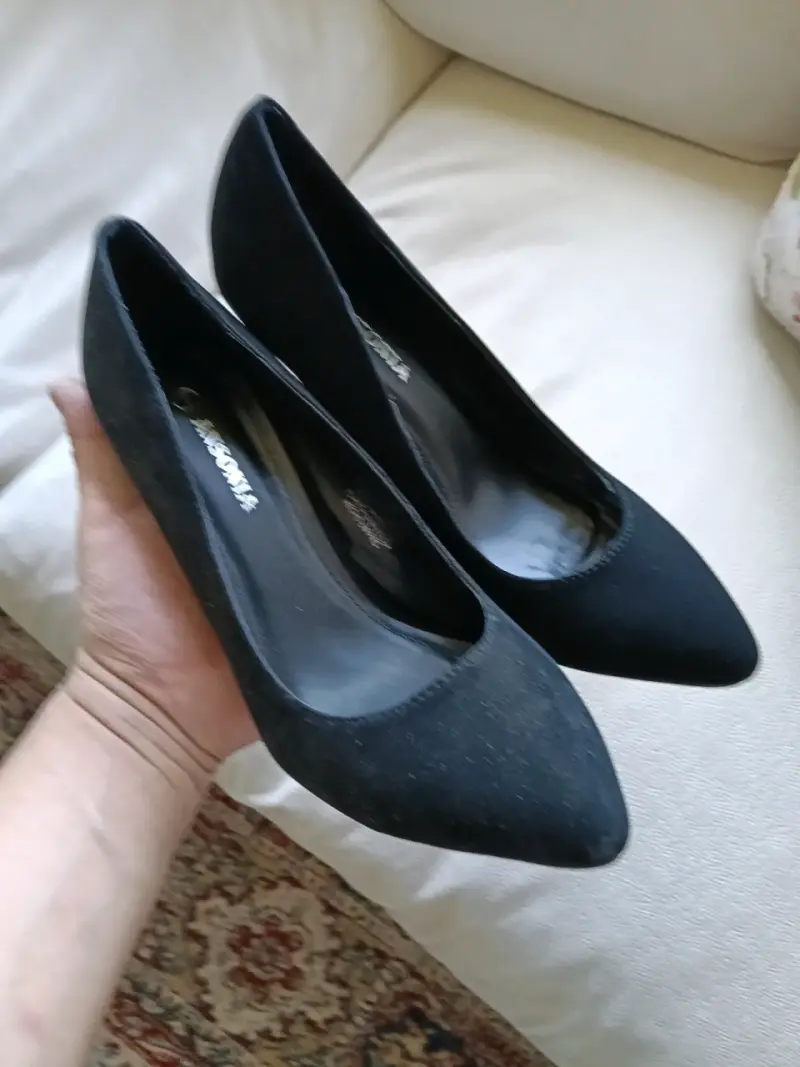 Zapatos de Tacón Negro Marca Ansonia - 1
