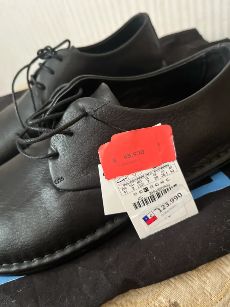 Zapatos de cuero negro para hombre - 3