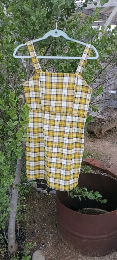 Vestido a cuadros amarillo H&M Divided - miniatura 1