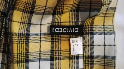 Vestido a cuadros amarillo H&M Divided - miniatura 2