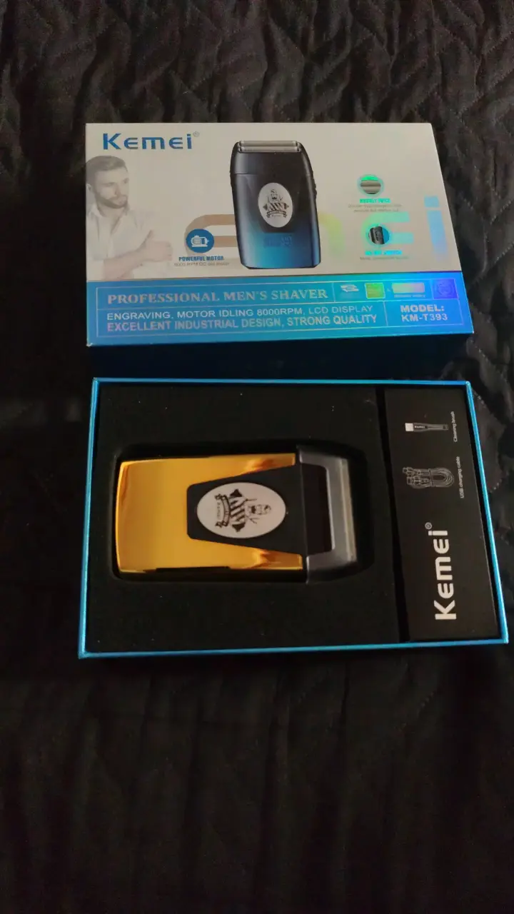 Afeitadora eléctrica profesional Kemei KM-T393 - 2