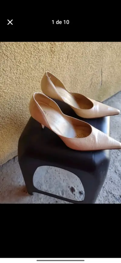Zapatos de Tacón Beige Caprice Fashion - miniatura 4
