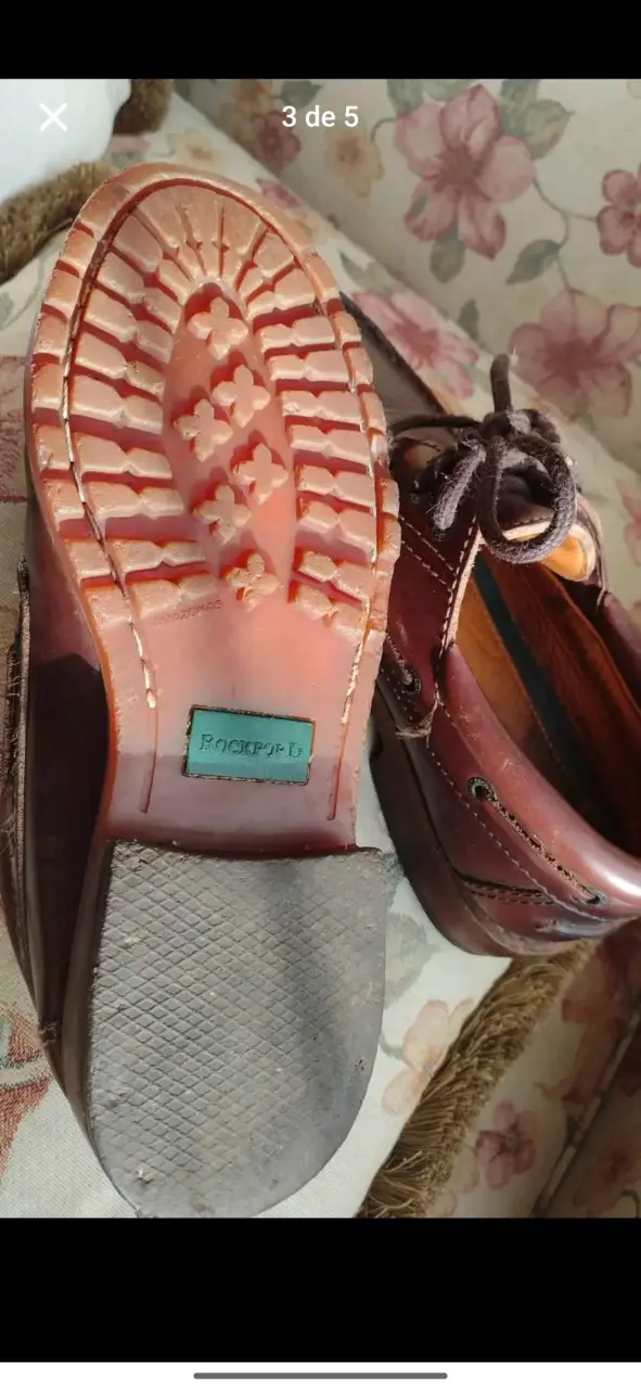 Zapatos náuticos de cuero Rockport marrones - 1