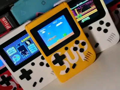 Consola portátil retro SUP con juegos clásicos - miniatura 2