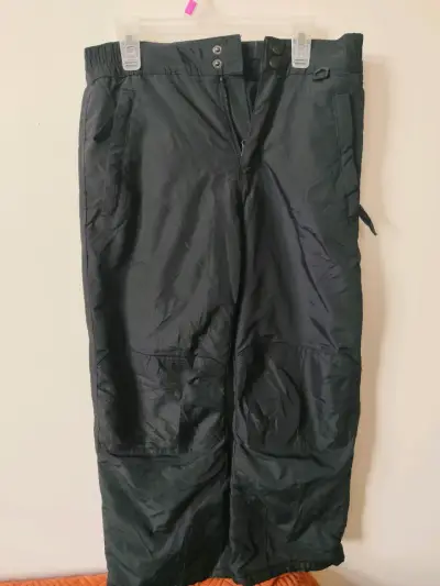 Pantalones de nieve negros con tirantes para niño - miniatura 2